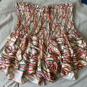 Zara high rise flowy shorts